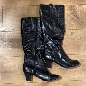 black boots
